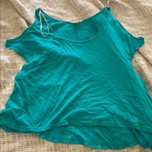 Teal blouse